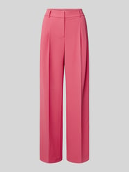 Flared pantalon met bandplooien van Christian Berg Woman Selection - 3