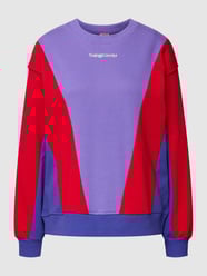 Bluza w stylu Colour Blocking od TheJoggConcept Fioletowy - 43