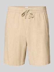 Linnen short met elastische band van GAP - 17