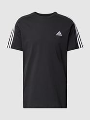 T-Shirt mit Label-Stitching von ADIDAS SPORTSWEAR Schwarz - 35