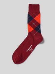 Socken mit Label-Detail von Burlington Rot - 25