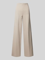 Wide Leg Stoffhose mit seitlichem Reißverschluss Modell 'BEFORE' von Drykorn Beige - 8