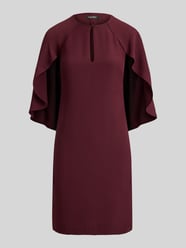 Etui Cocktailkleid mit Cape-Ärmeln von Lauren Ralph Lauren Bordeaux - 5