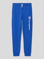 Sweatpants mit Logo-Stitching von CHAMPION Blau - 25