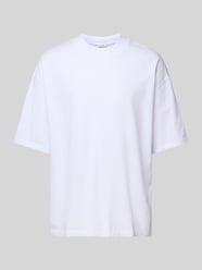 T-Shirt mit geripptem Rundhalsausschnitt Modell 'FAZY' von American Vintage - 7