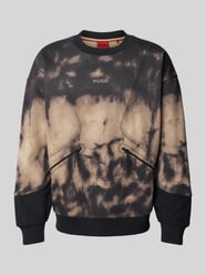 Sweatshirt mit Label-Print Modell 'Dautumnas' von HUGO Braun - 16