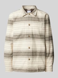 Relaxed Fit Hemdjacke mit aufgesetzten Brusttaschen von Lindbergh - 10
