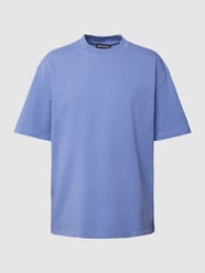 Oversized T-shirt met labelprint van Pegador Paars - 7