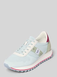 Sneaker van leermix met logo-patch model 'Millen' van Blauer USA - 1