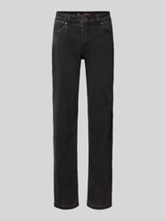 Regular Fit Straight Fit Jeans mit Label-Patch von Buena Vista - 5