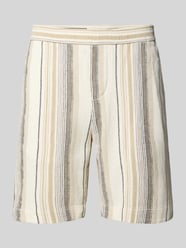 Regular Fit Sweatshorts aus reiner Baumwolle Modell 'REGCAL' von Selected Homme Beige - 45