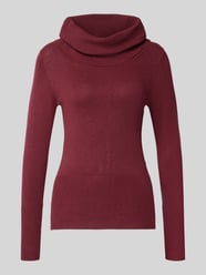 Slim fit shirt met lange mouwen van viscosemix, model 'Dollie' van Soyaconcept Bordeaux - 17