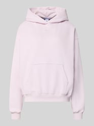 oversized bluza z kapturem z mieszanki bawełny od Nike Fuksjowy - 34