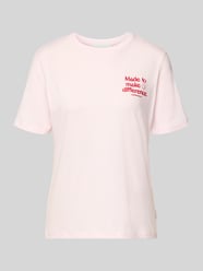 Regular Fit T-Shirt aus reiner Baumwolle Modell 'LUALAA EMBRO' von ARMEDANGELS Pink - 30