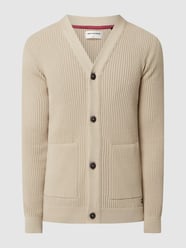Cardigan mit Knopfleiste  von NO EXCESS Beige - 48