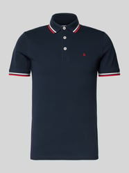 Slim fit poloshirt met logostitching, model 'PAULOS' van Jack & Jones - 32