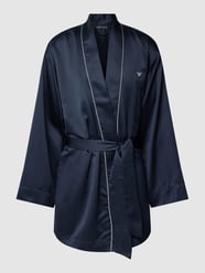 Szlafrok z wiązanym paskiem model ‘DELUXE’ od Emporio Armani - 32