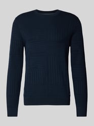 Sweter z dzianiny z prążkowanymi wykończeniami model „Raikon” od JOOP! COLLECTION - 21