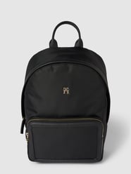 Rucksack mit Label-Applikation Modell 'ESSENTIAL' von Tommy Hilfiger Schwarz - 12