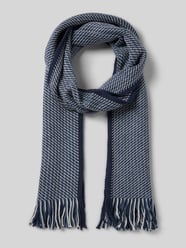 Sjaal van wolmix met franjes van Christian Berg Men - 9