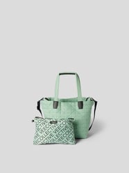 Tote Bag mit Ziernähten von Vee Collective Grün - 27