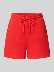 Szorty dresowe o kroju regular fit z mieszanki bawełny model 'CHILLI' od PIECES - 4