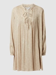 Jurk met veter  van Frogbox Beige - 4