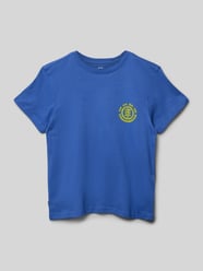T-Shirt mit Rundhalsausschnitt Modell 'WILD & FAST' von Element Blau - 19