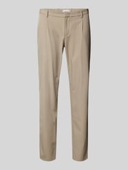 Slim Fit Chino mit Bundfalten von Roy Robson Beige - 2