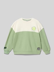 relaxed fit sweatshirt van katoenmix van s.Oliver RED LABEL - 14