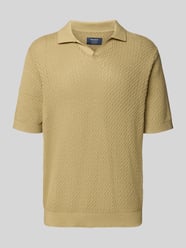Regular Fit Strickpolo mit Strukturmuster von MCNEAL - 4