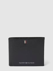 Portemonnaie mit Label-Print von Tommy Hilfiger Schwarz - 38