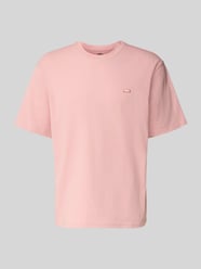 T-shirt z detalem z logo i okrągłym dekoltem od Dickies Fuksjowy - 16