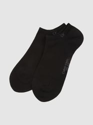 Sneakersocken mit Label-Print im 2er-Pack von CK Calvin Klein Schwarz - 36