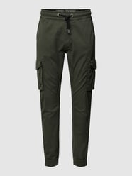 Cargohose mit Cargotaschen Modell 'Twill' von Alpha Industries Schwarz - 40