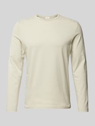 Regular Fit Langarmshirt aus weichem Baumwoll-Jersey von s.Oliver RED LABEL Beige - 24