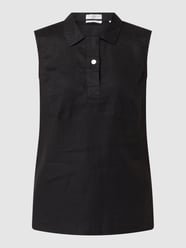 Top aus Leinen von Christian Berg Woman Schwarz - 22