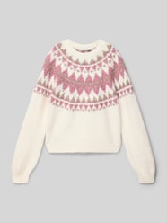 Strickpullover mit gerippten Abschlüssen Modell 'erika' von MANGO - 4