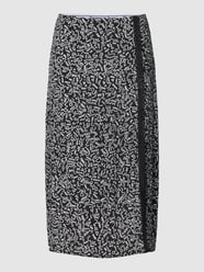 Midirock mit Allover-Muster von Tommy Jeans Grau / Schwarz - 42