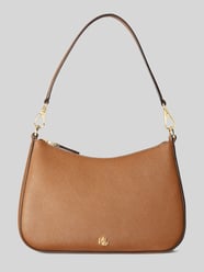 torba na ramię z naturalnej skóry od Lauren Ralph Lauren - 5