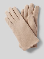 Handschuhe aus Woll-Mix mit Touchscreen-Kompatibilität von s.Oliver RED LABEL Beige - 30