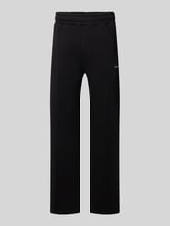 Loose Fit Sweatpants mit Label-Stitching und elastischem Bund von PROHIBITED - 9