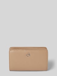 Portemonnaie mit Label-Detail von CK Calvin Klein Beige - 2