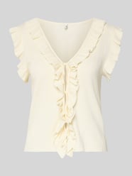 Slim Fit Strick-Top aus Viskose-Mix Modell 'NELLY' von ONLY - 42