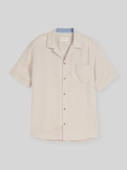 Regular Fit Freizeithemd aus Leinen-Baumwolle-Mix von Tom Tailor Beige - 15