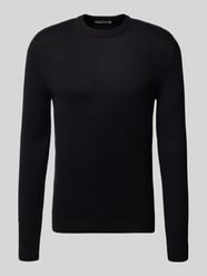 Sweter z dzianiny z okrągłym dekoltem od REVIEW - 39