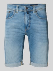 Regular Fit Shorts in Denim-Optik von Pierre Cardin - 3