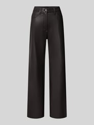 Kunstleren broek met zijwaartse steekzakken van MAC - 5