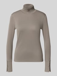 Shirt met lange mouwen en opstaande kraag van Marc Cain Beige - 3