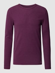 Shirt met lange mouwen en labelprint van MCNEAL Rood - 44